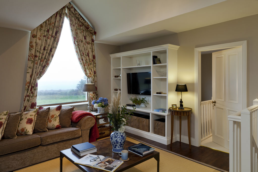 Sitting room layered for long Atlantic evenings — House, Waterville, Co. Kerry